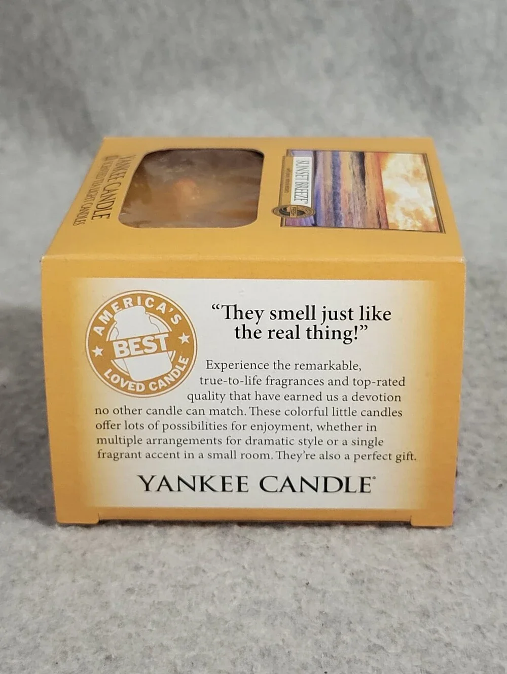 Yankee Candle Sunset Breeze Tealight Tea Light 12 Count New Retired Housewarming